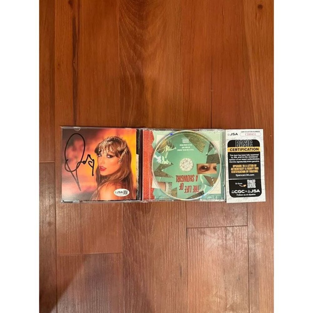 Taylor Swift signed autographed The Life Of A Show Girl CD Photo 1 JSA COA